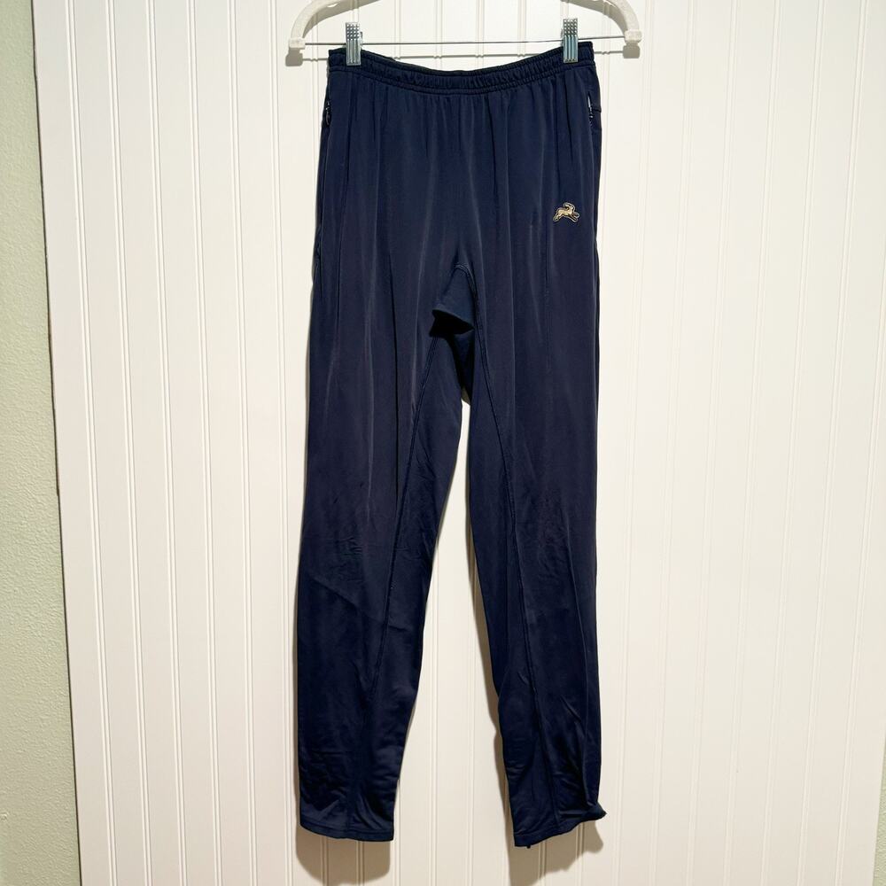 Tracksmith Session Pants Navy Blue Zip Ankles Mens Small